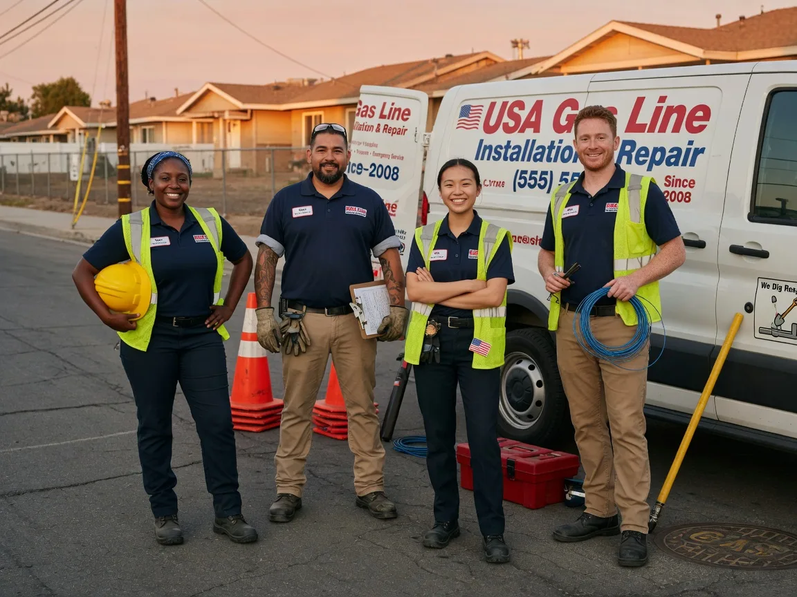 Gas Line Installation company in Shunk, PA